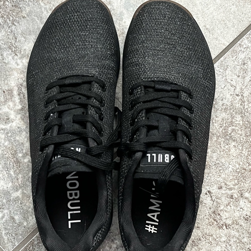 Heather black NoBull trainers